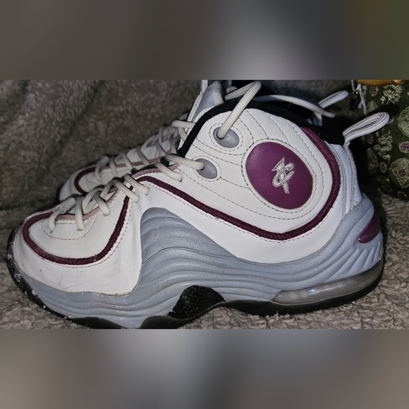 NIKE Air Max Penny 2 II Rosewood Sneakers Sz.6.5/7 Mid Top Shoes DV1163-100 - Picture 9 of 16